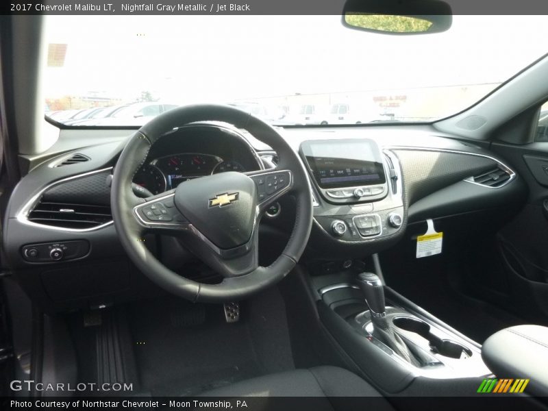 Nightfall Gray Metallic / Jet Black 2017 Chevrolet Malibu LT