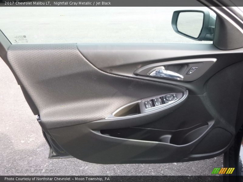Nightfall Gray Metallic / Jet Black 2017 Chevrolet Malibu LT