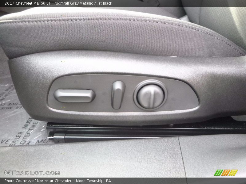 Nightfall Gray Metallic / Jet Black 2017 Chevrolet Malibu LT
