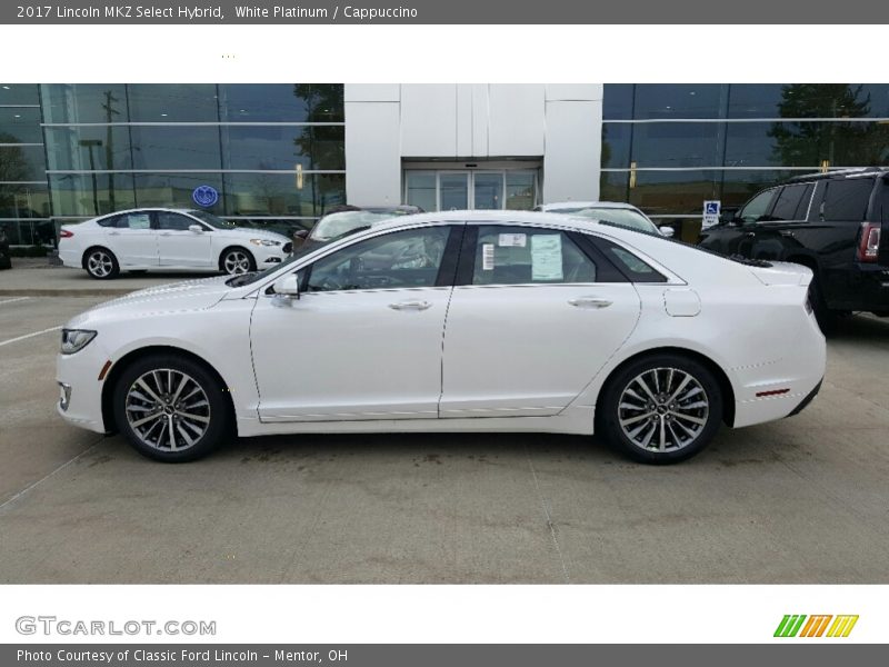  2017 MKZ Select Hybrid White Platinum