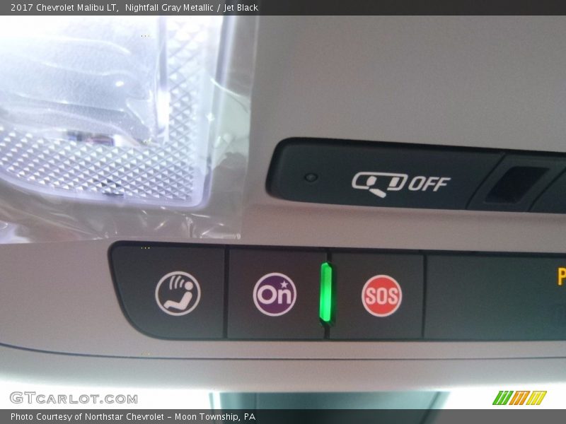 Nightfall Gray Metallic / Jet Black 2017 Chevrolet Malibu LT