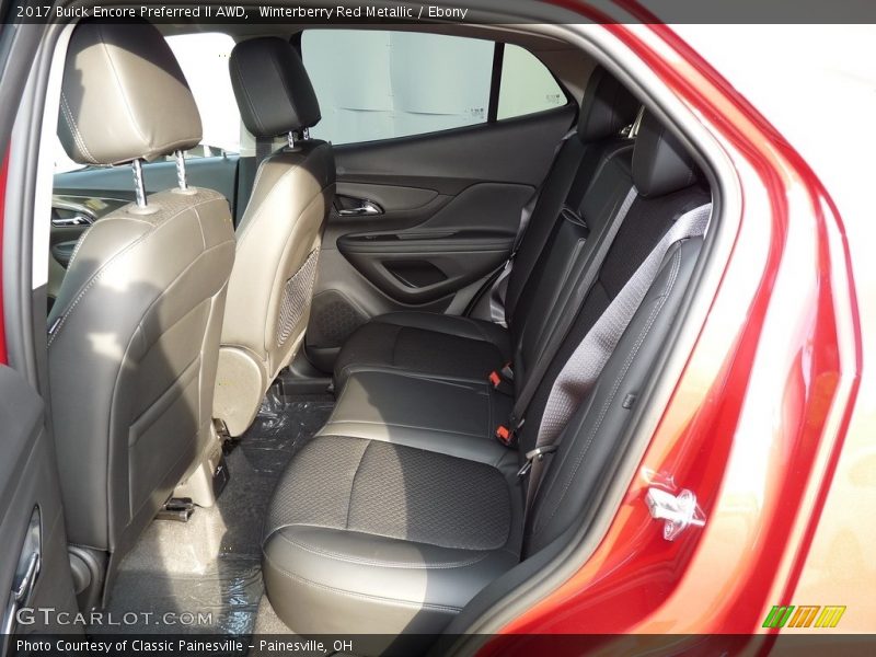 Winterberry Red Metallic / Ebony 2017 Buick Encore Preferred II AWD