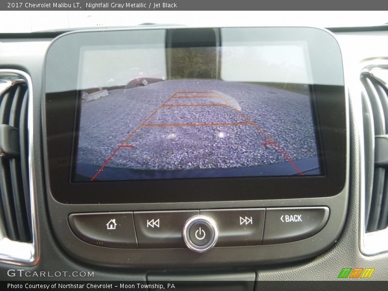 Nightfall Gray Metallic / Jet Black 2017 Chevrolet Malibu LT