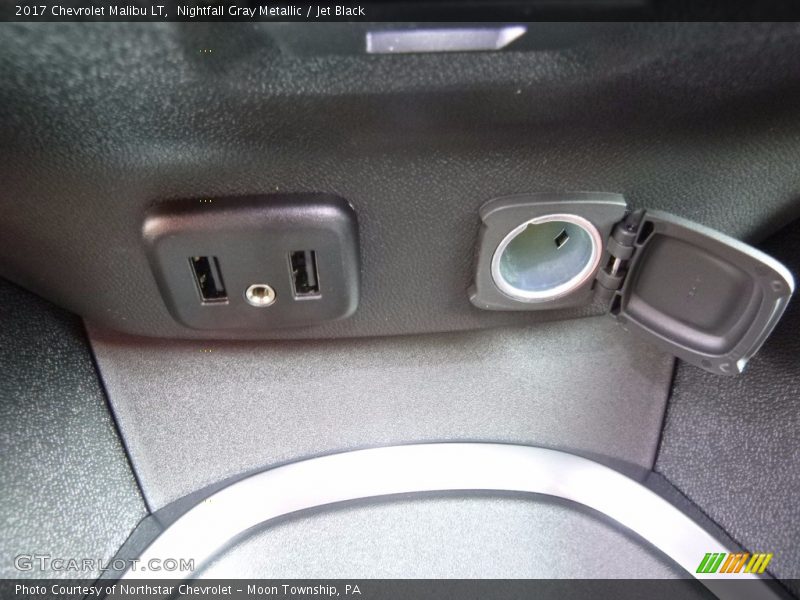 Nightfall Gray Metallic / Jet Black 2017 Chevrolet Malibu LT