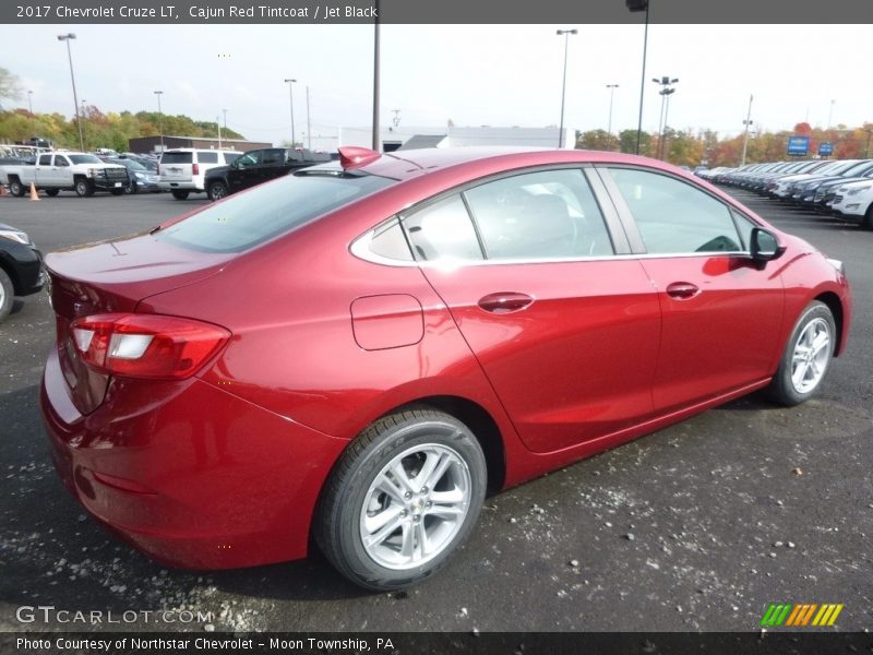 Cajun Red Tintcoat / Jet Black 2017 Chevrolet Cruze LT