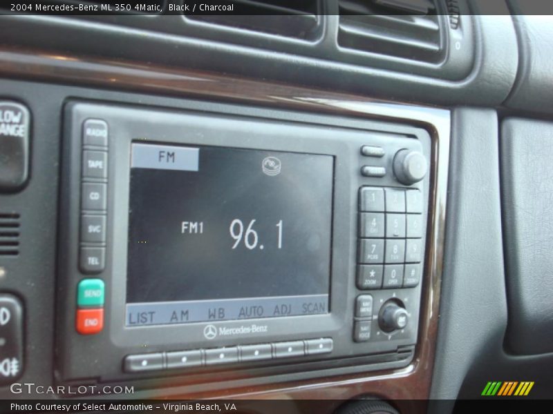 Black / Charcoal 2004 Mercedes-Benz ML 350 4Matic