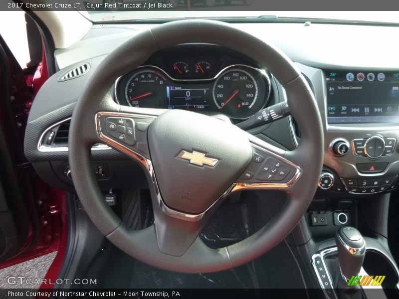 Cajun Red Tintcoat / Jet Black 2017 Chevrolet Cruze LT
