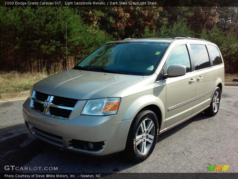 Light Sandstone Metallic / Dark Slate Gray/Light Shale 2009 Dodge Grand Caravan SXT