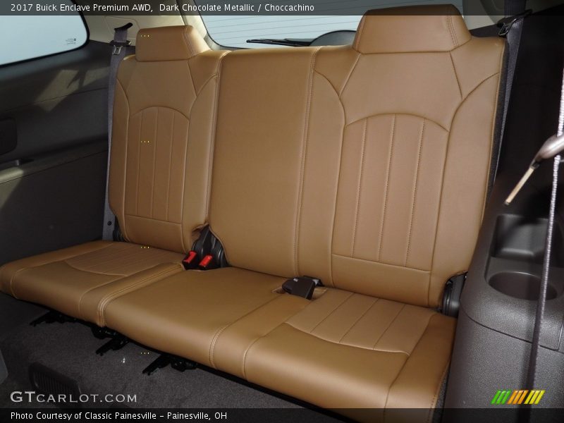Dark Chocolate Metallic / Choccachino 2017 Buick Enclave Premium AWD