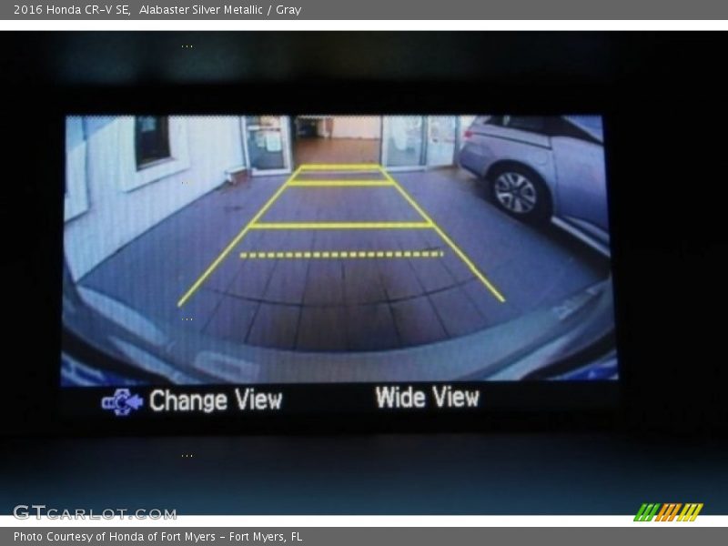 Alabaster Silver Metallic / Gray 2016 Honda CR-V SE