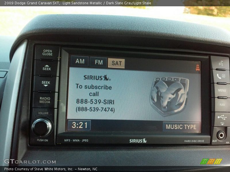 Light Sandstone Metallic / Dark Slate Gray/Light Shale 2009 Dodge Grand Caravan SXT