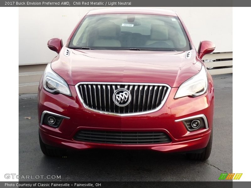Chili Red Metallic / Light Neutral 2017 Buick Envision Preferred AWD