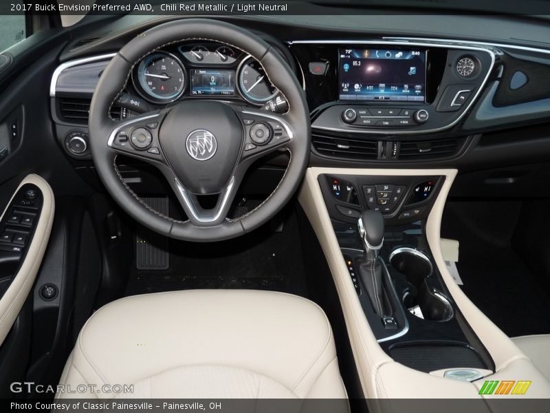 Chili Red Metallic / Light Neutral 2017 Buick Envision Preferred AWD