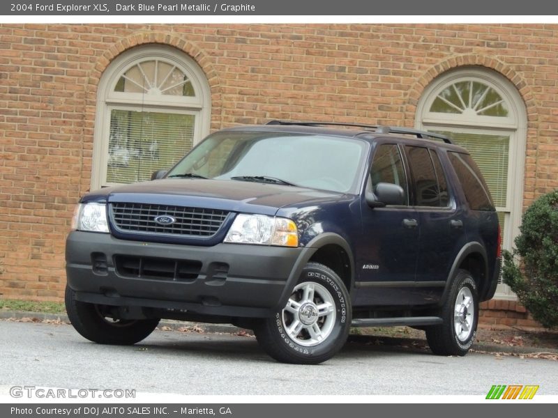 Dark Blue Pearl Metallic / Graphite 2004 Ford Explorer XLS