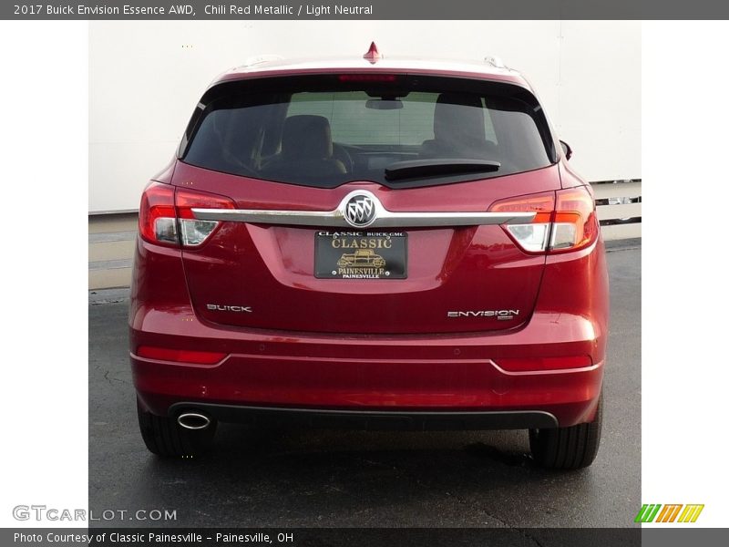 Chili Red Metallic / Light Neutral 2017 Buick Envision Essence AWD