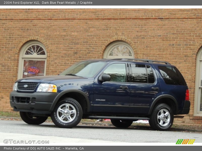 Dark Blue Pearl Metallic / Graphite 2004 Ford Explorer XLS