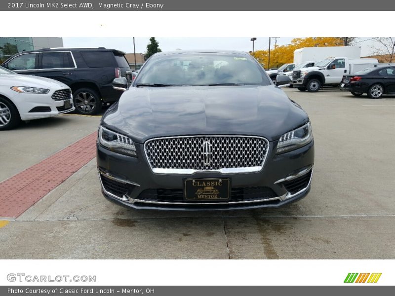 Magnetic Gray / Ebony 2017 Lincoln MKZ Select AWD