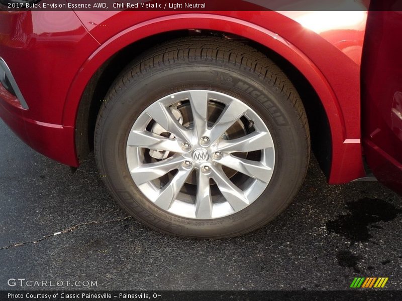 Chili Red Metallic / Light Neutral 2017 Buick Envision Essence AWD