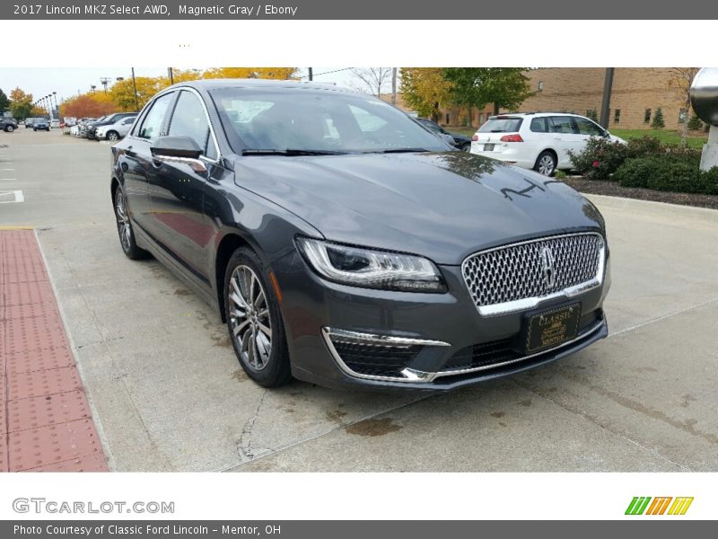 Magnetic Gray / Ebony 2017 Lincoln MKZ Select AWD