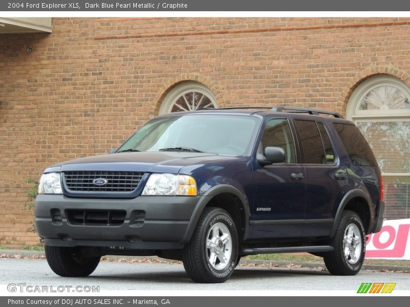 Dark Blue Pearl Metallic / Graphite 2004 Ford Explorer XLS