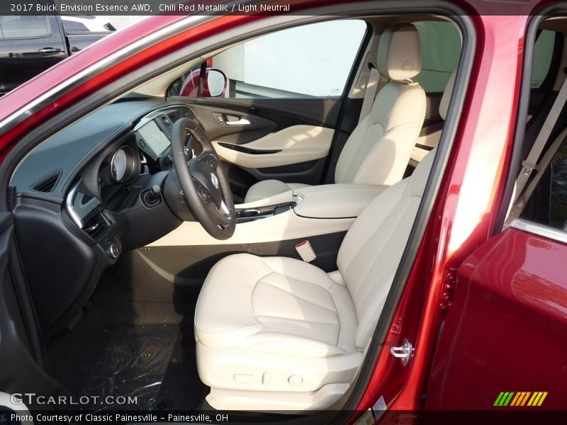 Chili Red Metallic / Light Neutral 2017 Buick Envision Essence AWD