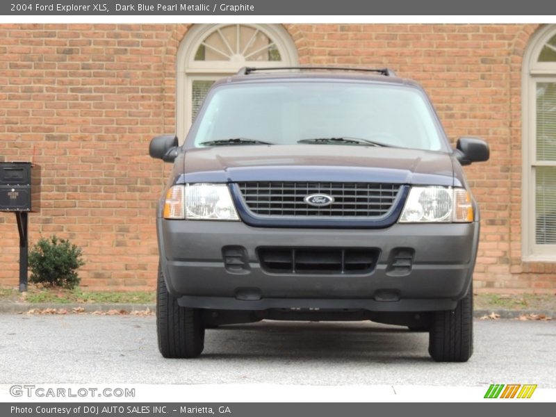 Dark Blue Pearl Metallic / Graphite 2004 Ford Explorer XLS