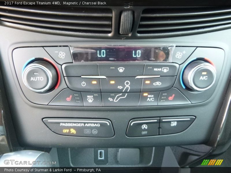 Magnetic / Charcoal Black 2017 Ford Escape Titanium 4WD