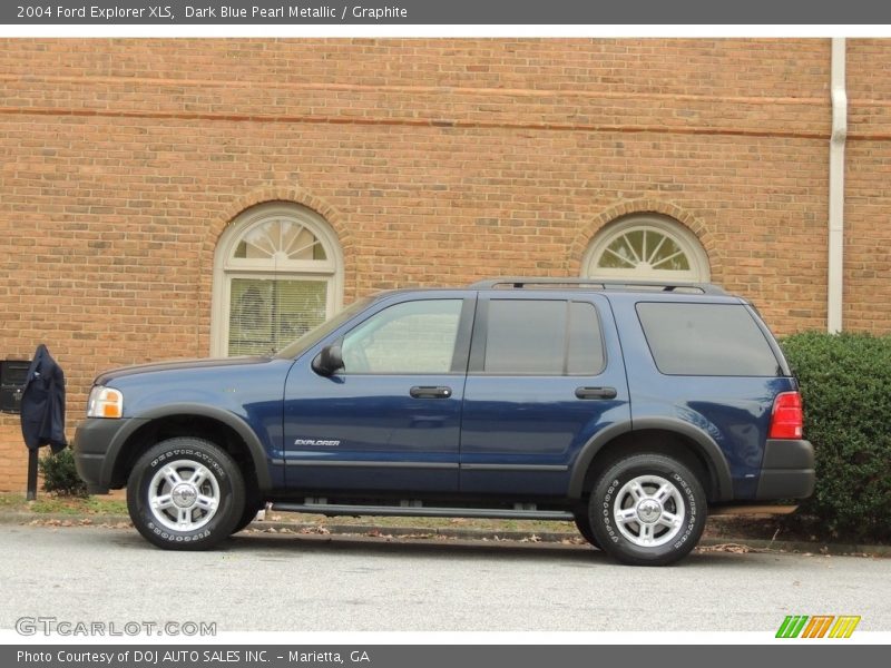 Dark Blue Pearl Metallic / Graphite 2004 Ford Explorer XLS