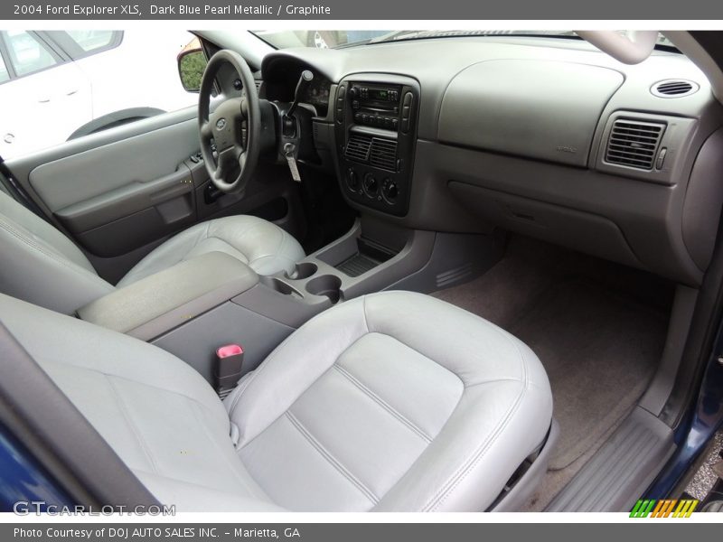 Dark Blue Pearl Metallic / Graphite 2004 Ford Explorer XLS