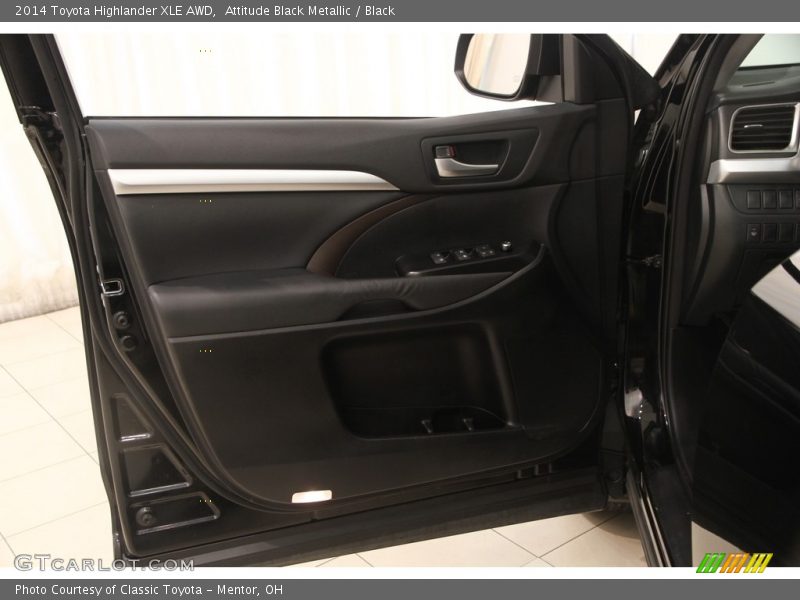 Attitude Black Metallic / Black 2014 Toyota Highlander XLE AWD