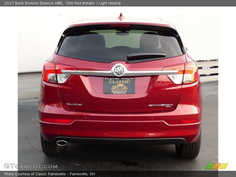 Chili Red Metallic / Light Neutral 2017 Buick Envision Essence AWD
