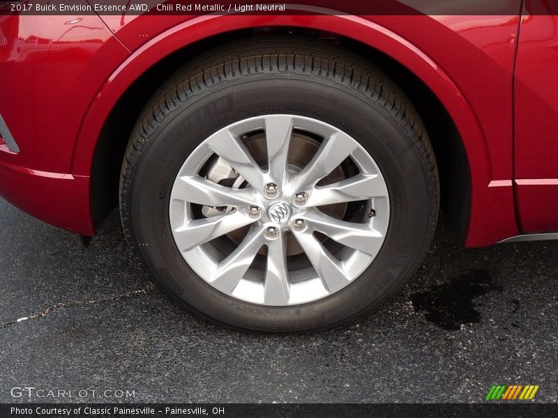 Chili Red Metallic / Light Neutral 2017 Buick Envision Essence AWD