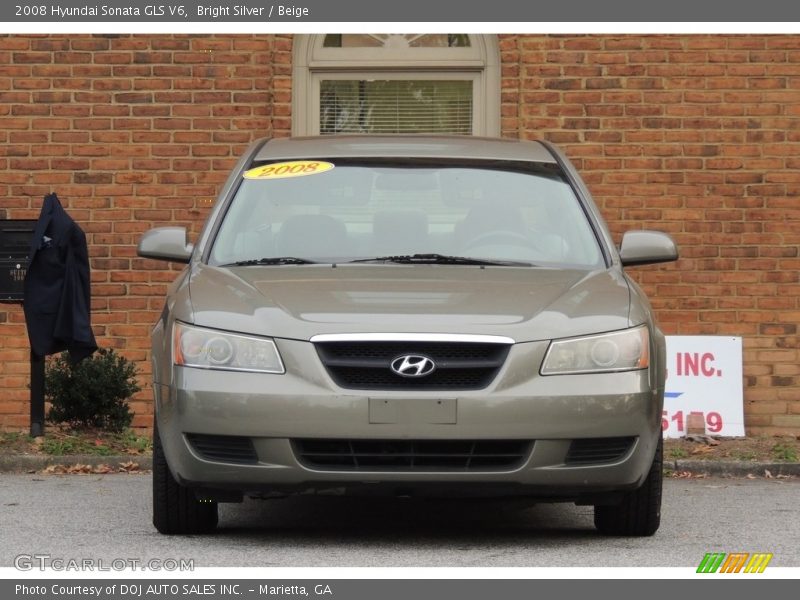 Bright Silver / Beige 2008 Hyundai Sonata GLS V6