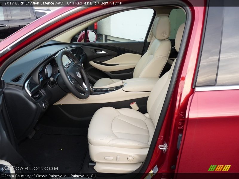 Chili Red Metallic / Light Neutral 2017 Buick Envision Essence AWD