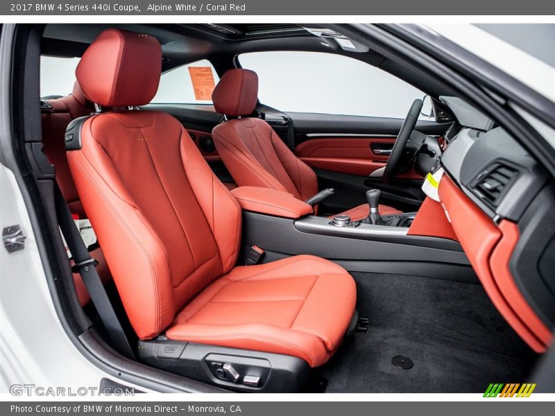  2017 4 Series 440i Coupe Coral Red Interior