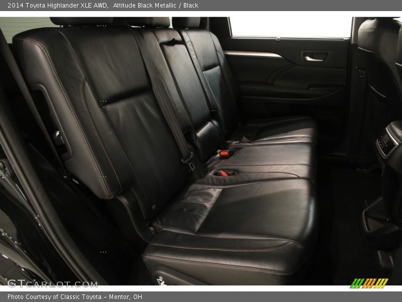Attitude Black Metallic / Black 2014 Toyota Highlander XLE AWD