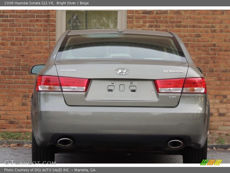 Bright Silver / Beige 2008 Hyundai Sonata GLS V6