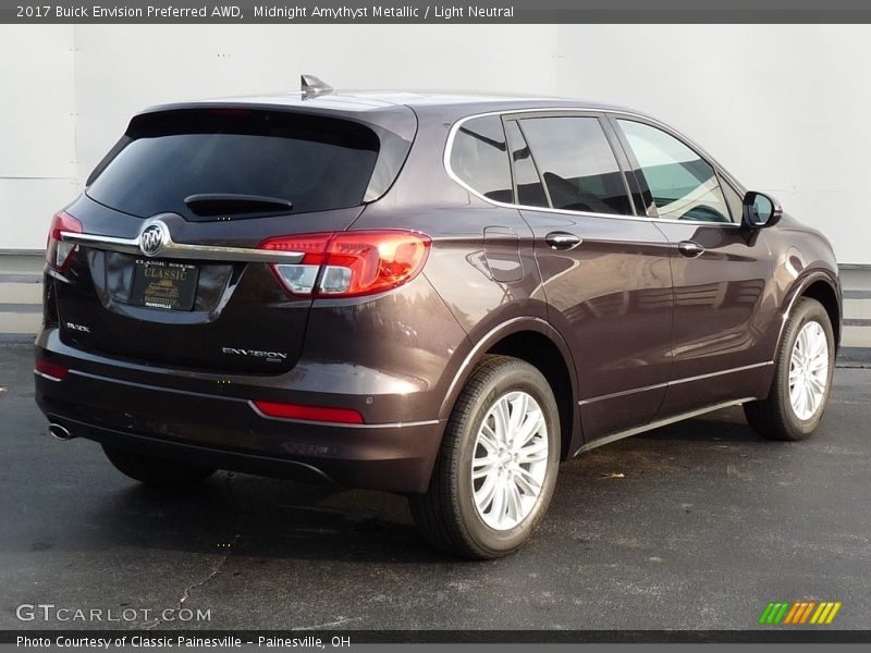 Midnight Amythyst Metallic / Light Neutral 2017 Buick Envision Preferred AWD