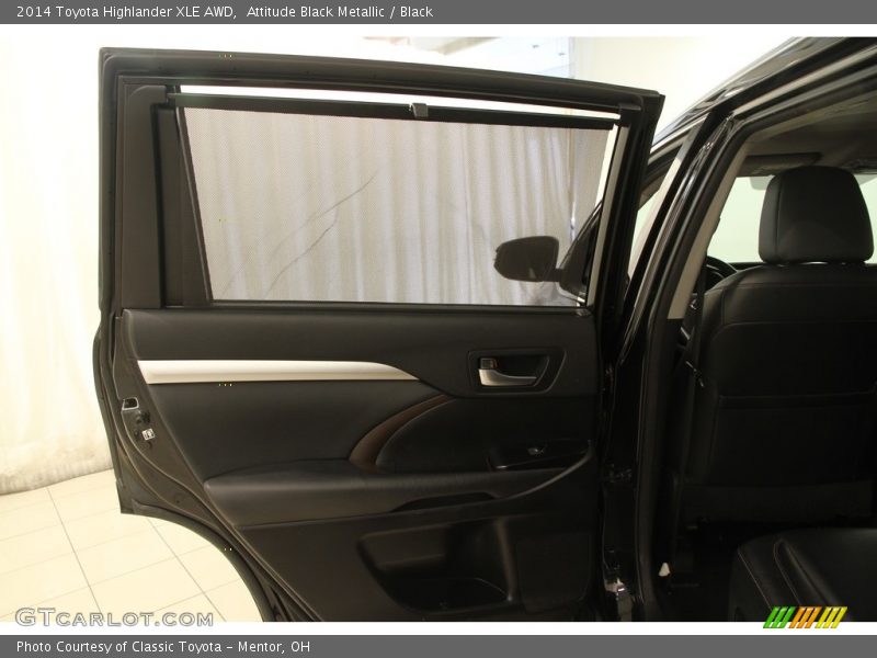 Attitude Black Metallic / Black 2014 Toyota Highlander XLE AWD