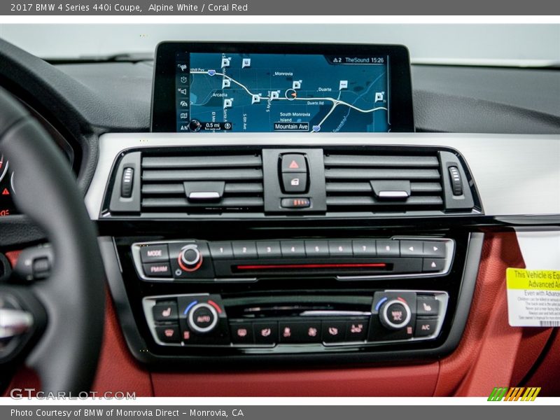 Controls of 2017 4 Series 440i Coupe