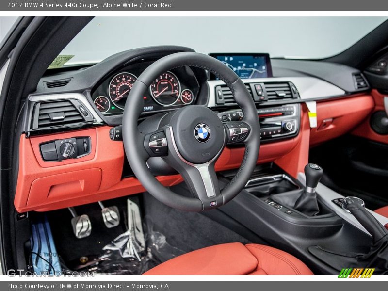  2017 4 Series 440i Coupe Coral Red Interior