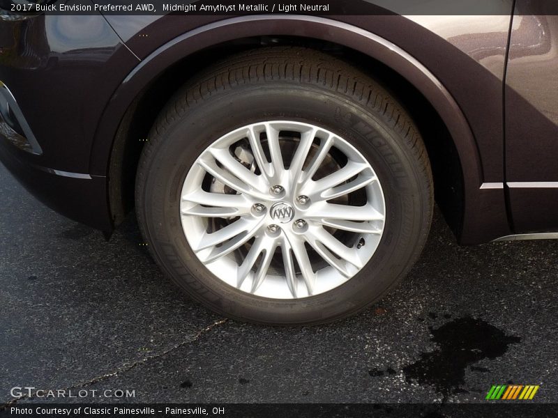 Midnight Amythyst Metallic / Light Neutral 2017 Buick Envision Preferred AWD