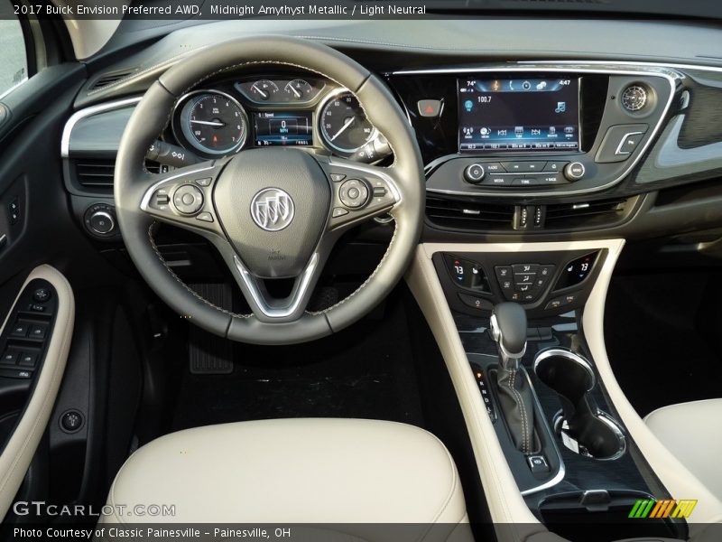 Midnight Amythyst Metallic / Light Neutral 2017 Buick Envision Preferred AWD