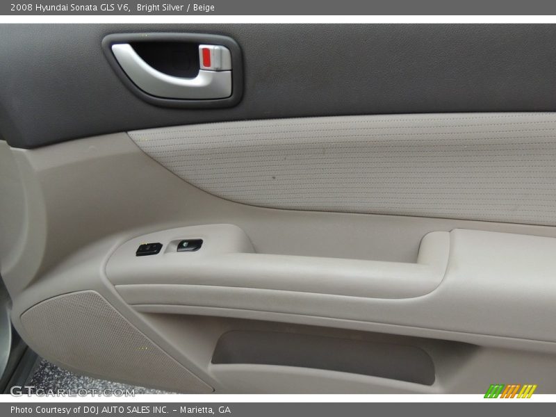 Bright Silver / Beige 2008 Hyundai Sonata GLS V6