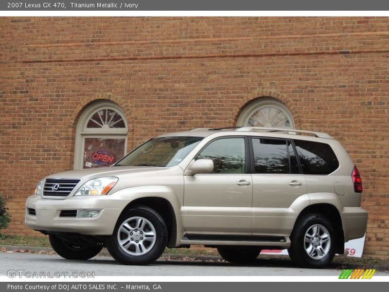 Titanium Metallic / Ivory 2007 Lexus GX 470