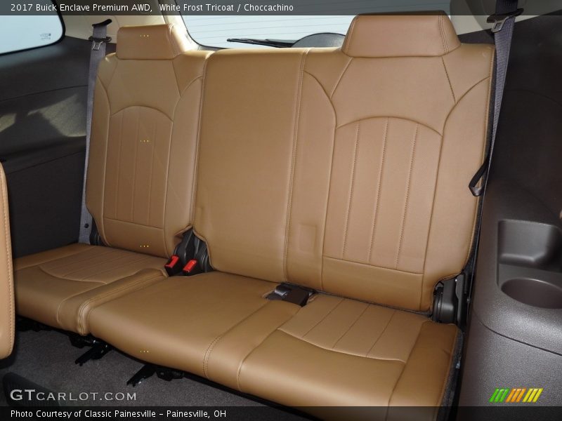 White Frost Tricoat / Choccachino 2017 Buick Enclave Premium AWD