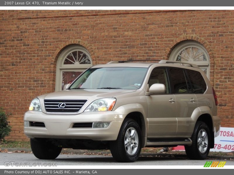 Titanium Metallic / Ivory 2007 Lexus GX 470