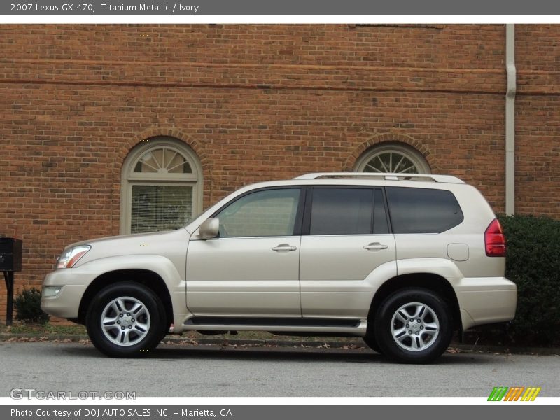 Titanium Metallic / Ivory 2007 Lexus GX 470