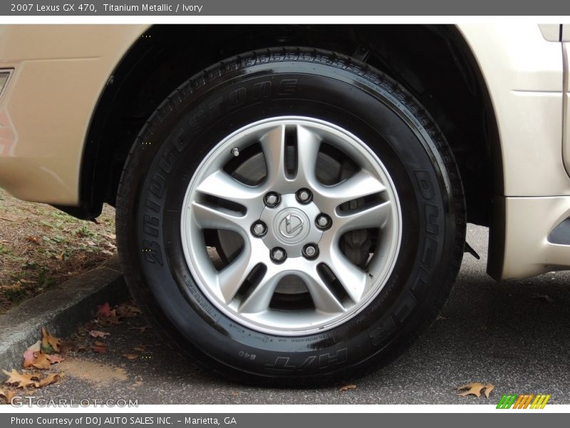 Titanium Metallic / Ivory 2007 Lexus GX 470
