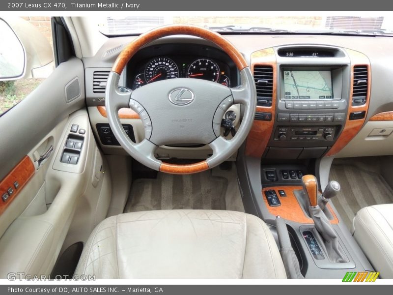 Titanium Metallic / Ivory 2007 Lexus GX 470
